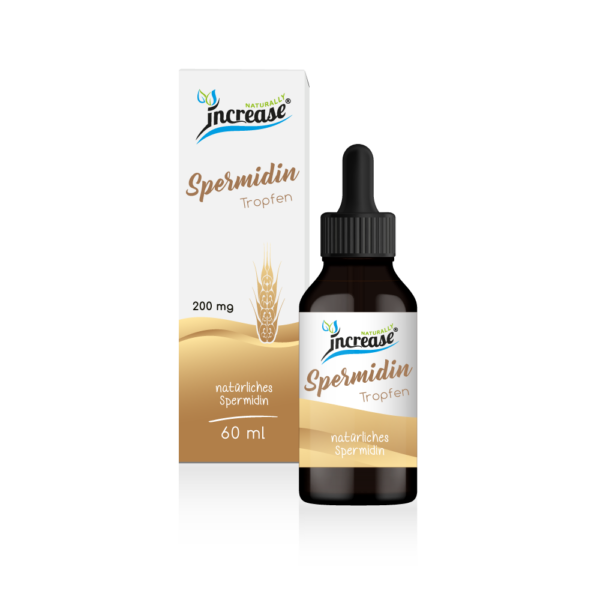 Nimm 3, zahl 2 Aktion Increase Liposomale Spermidin Tropfen - 3x60ml - 200mg Spermidin pro 2 ml - 6mg Spermidin pro Tropfen - 18.000mg Spermidin in 3 Flaschen - Keto MCT Öl C8 & C10 - Neutral – Bild 2