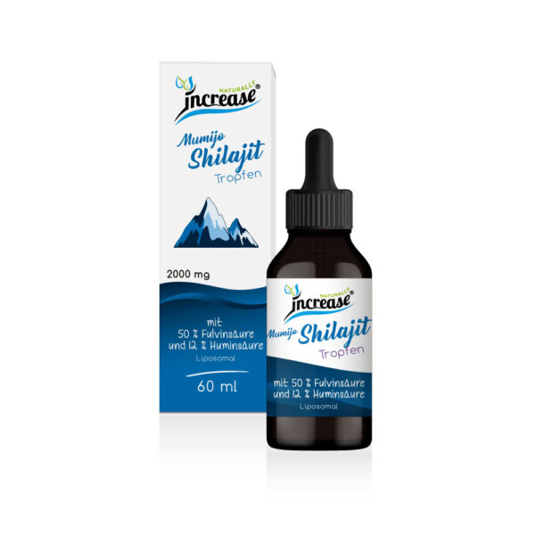 Nimm 3, zahl 2 Aktion Liposomale Shilajit Tropfen hochdosiert - 3x60ml - 2000mg Shilajit pro Tagesdosis - 50% Fluvinsäure und 12% Huminsäure - Keto MCT Öl C8 & C10 - Hohe Bioverfügbarkeit - vegan – Bild 2