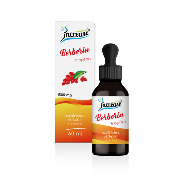 Nimm 3, zahl 2 Aktion Liposomale Berberin Tropfen hochdosiert - 1500mg Berberin pro Tag (135.000mg in 3 Flaschen) - Keto MCT Öl C8 & C10 – Bild 2