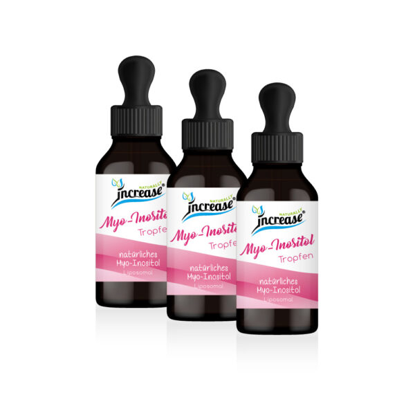 Nimm 3, zahl 2 Aktion Liposomale Myo - Inositol Tropfen hochdosiert - 4000mg Myo - Inositol pro Tag (360.000mg Myo - Inositol in 3 Flaschen) - Keto MCT Öl C8 & C10 - Glutenfrei