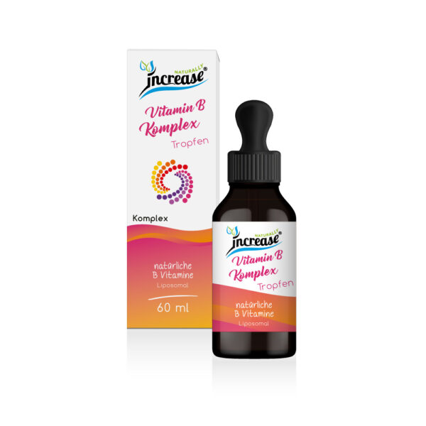 Liposomale Vitamin B Komplex Tropfen hochdosiert - (6.900mg Vitamin B pro Packung) 230mg Vitamin B pro Tagesdosis mit Vitamin B1, B2, B3, B5, B6, B7, B9 und B12 - MCT Öl - Hohe Bioverfügbarkeit