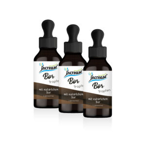 Nimm 3, zahl 2 Aktion Liposomale Bor Tropfen hochdosiert - 10mg Bor pro Tag (900mg Bor  in 3 Flaschen) - Keto MCT Öl C8 & C10