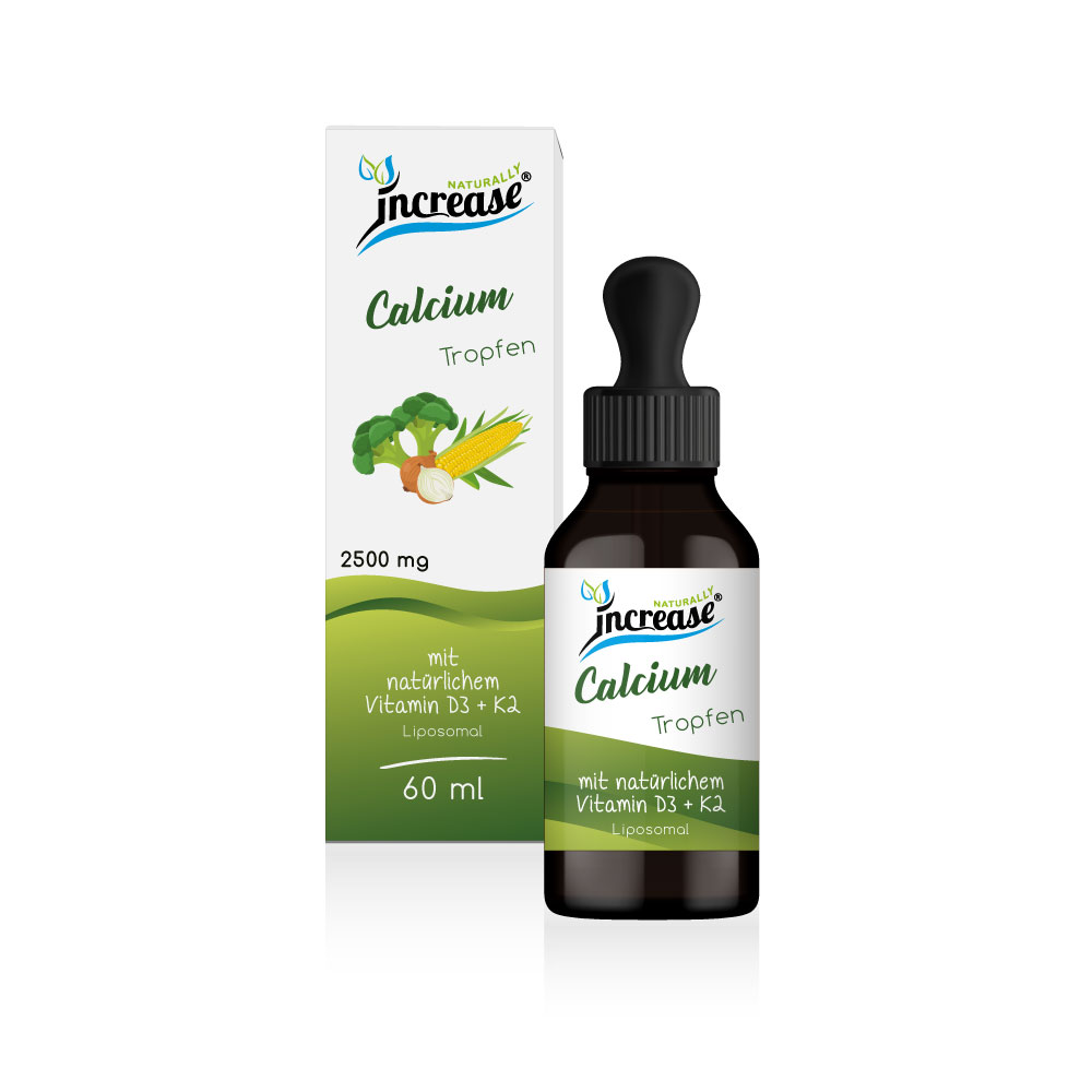 Nimm 3, zahl 2 Aktion Liposomale Calcium Tropfen hochdosiert - 2500mg Calcium pro Tag (225.000mg Calcium in 3 Flaschen) - Keto MCT Öl C8 & C10 – Bild 2