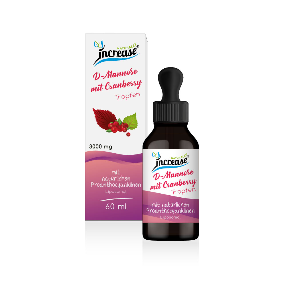Nimm 3, zahl 2 Aktion Liposomale D-Mannose mit Cranberry Tropfen hochdosiert - 3000mg D-Mannose mit Cranberry pro Tag davon 25 mg Proanthocyanidine (270.000mg D-Mannose mit Cranberry in 3 Flaschen) - Keto MCT Öl C8 & C10 – Bild 2