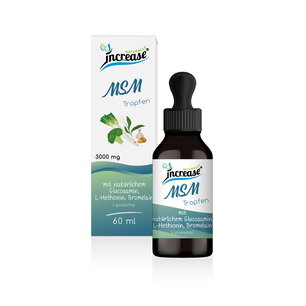 Nimm 3, zahl 2 Aktion Liposomale MSM Tropfen hochdosiert - 3000mg MSM pro Tag mit natürlichem Glucosamin, L-Methionin und Bromelain (270.000mg MSM in 3 Flaschen) - Keto MCT Öl C8 & C10 – Bild 2