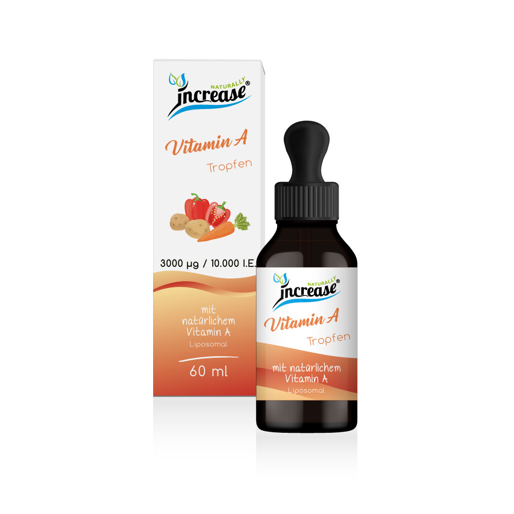 Nimm 3, zahl 2 Aktion Liposomale Vitamin A Tropfen hochdosiert - 3000µg / 10.000 I.E. Vitamin A pro Tag (270.000µg Vitamin A in 3 Flaschen) - Keto MCT Öl C8 & C10 – Bild 2