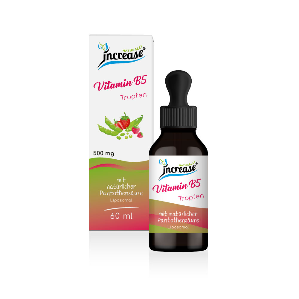 Nimm 3, zahl 2 Aktion Liposomale Vitamin B5 Tropfen hochdosiert - 500mg Vitamin B5 (Pantothensäure) pro Tag (45.000mg Vitamin B5 in 3 Flaschen) - Keto MCT Öl C8 & C10 – Bild 2